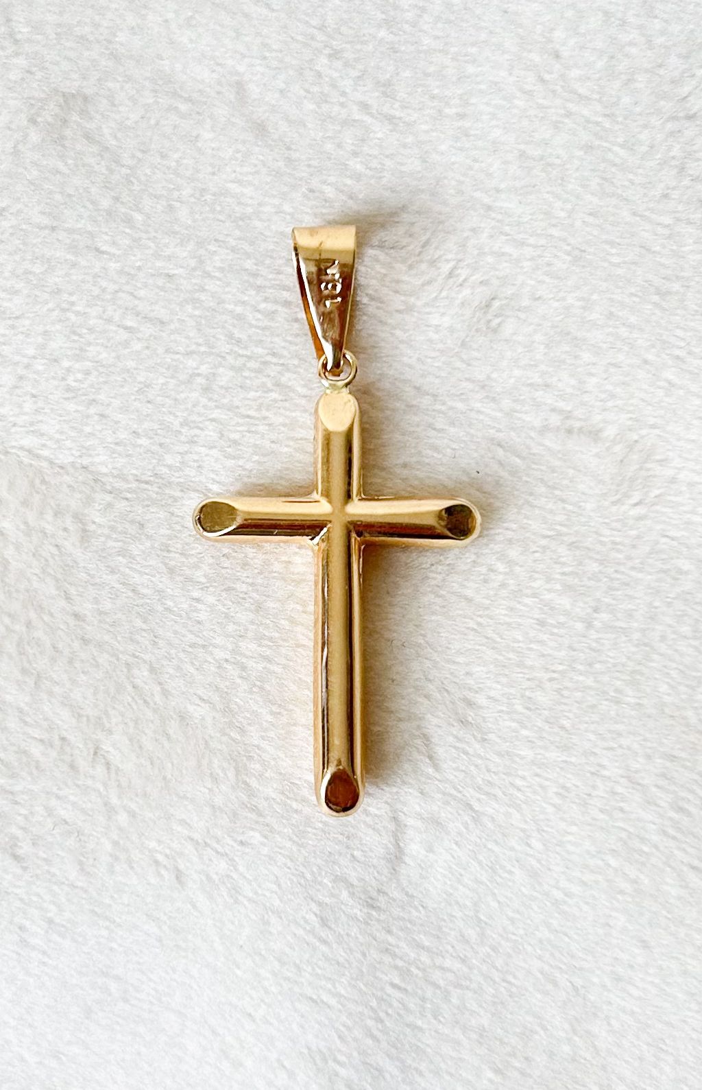 Dije Cruz 1.38gr 4.4cm Oro Amarillo
