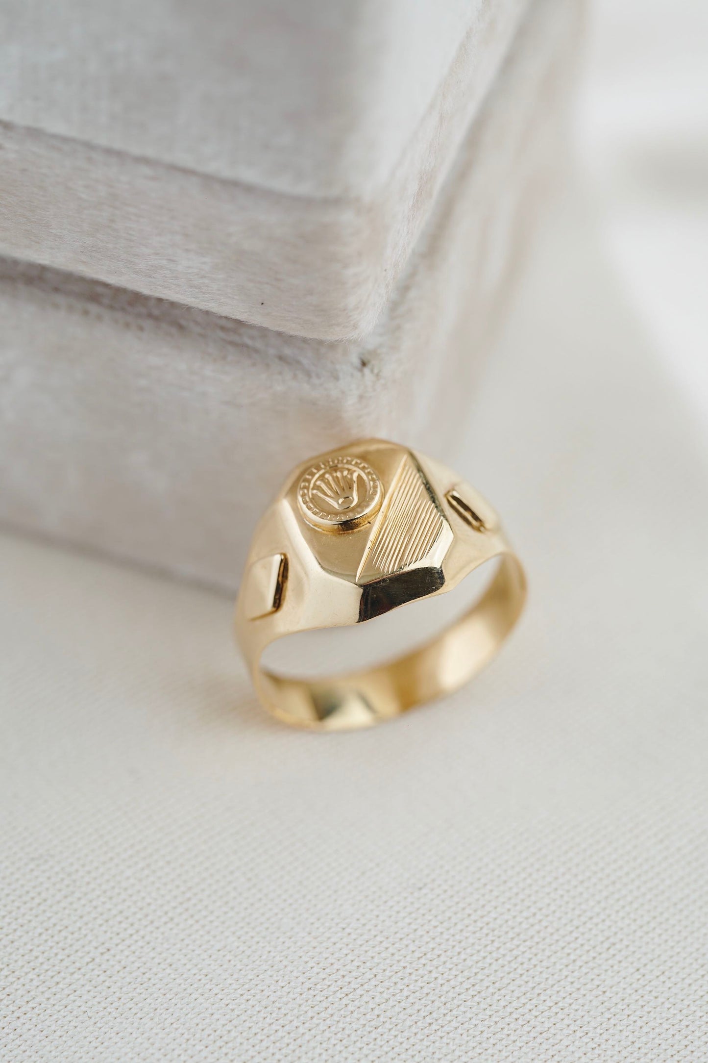 Anillo Rx 3.95gr Talla 11 1/2 Oro Amarillo