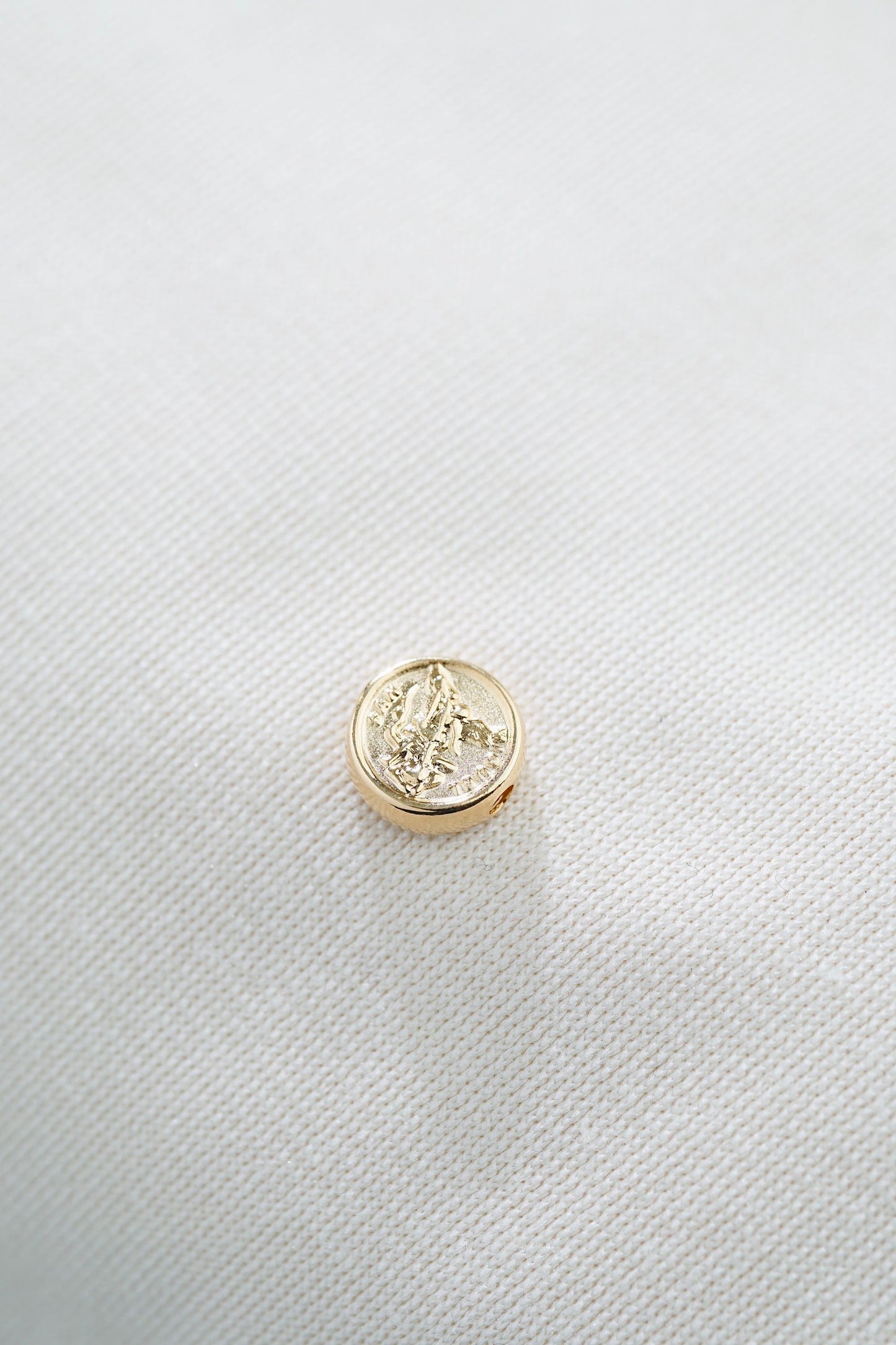 Herraje San Miguel Arcángel Tambor 0.44gr 8mm Oro Amarillo