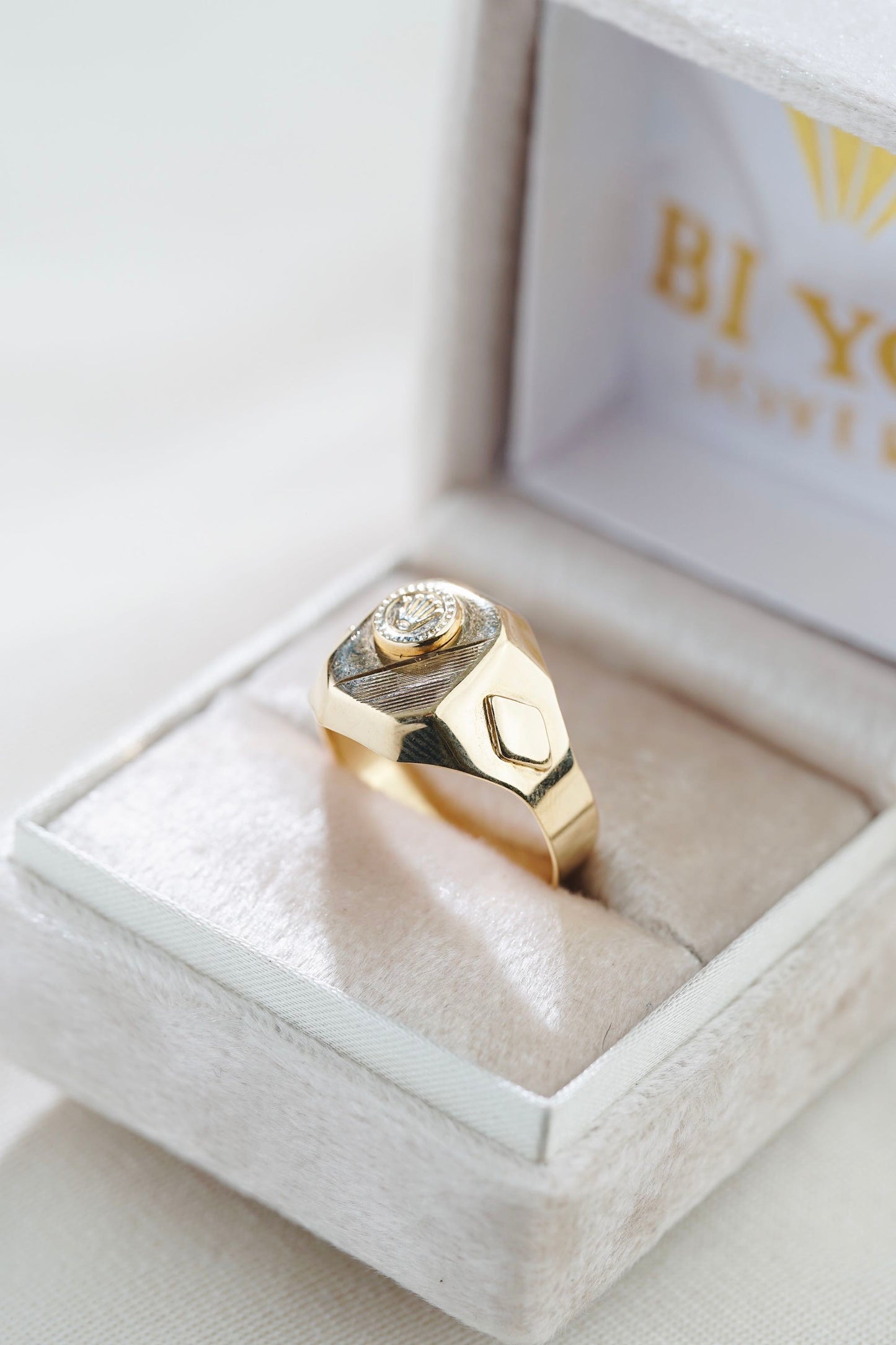 Anillo Rx 3.95gr Talla 11 1/2 Oro Amarillo