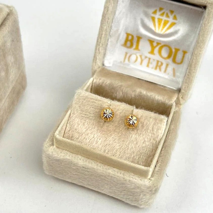 Topos Bola Diamantada 0.58gr 5mms Oro Amarillo