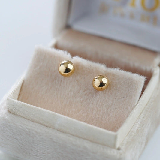 Topos Bola Lisa 0.65gr 6mm Oro Amarillo