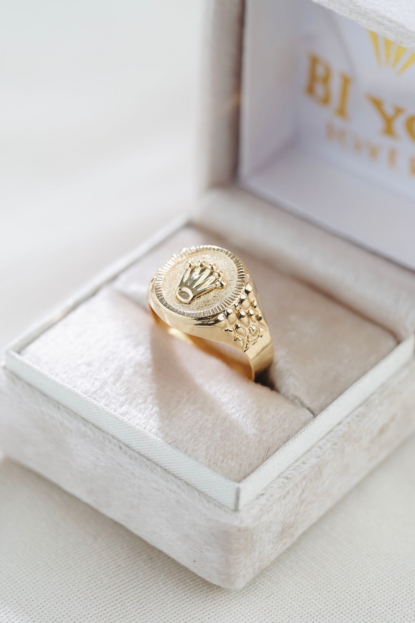 Anillo Rx 3.84gr Talla 10 Oro Amarillo