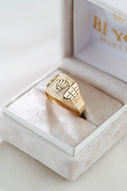 Anillo Rx 3.72gr Talla 11 3/4 Oro Amarillo