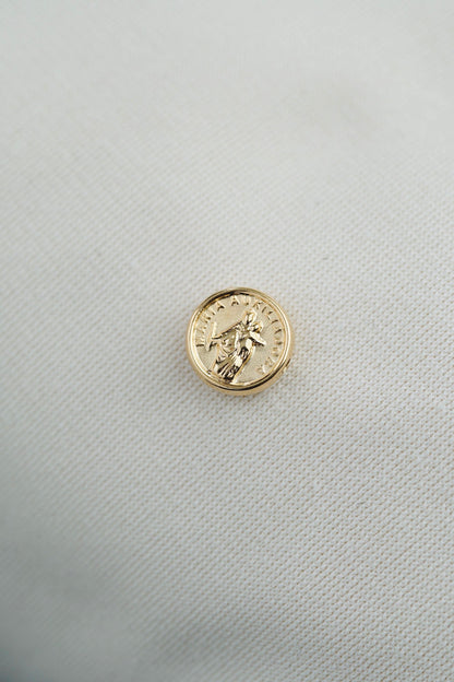Herraje María Auxiliadora Tambor 0.62gr 10mm Oro Amarillo