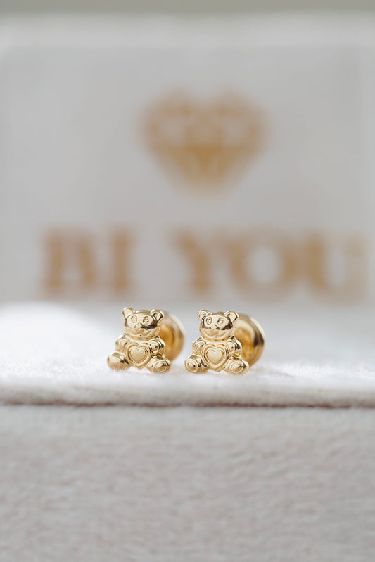 Topos Oso 0.63gr 6.5mm Oro Amarillo
